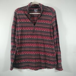 Woolrich 1/4 Zip Southwestern Print Pullover